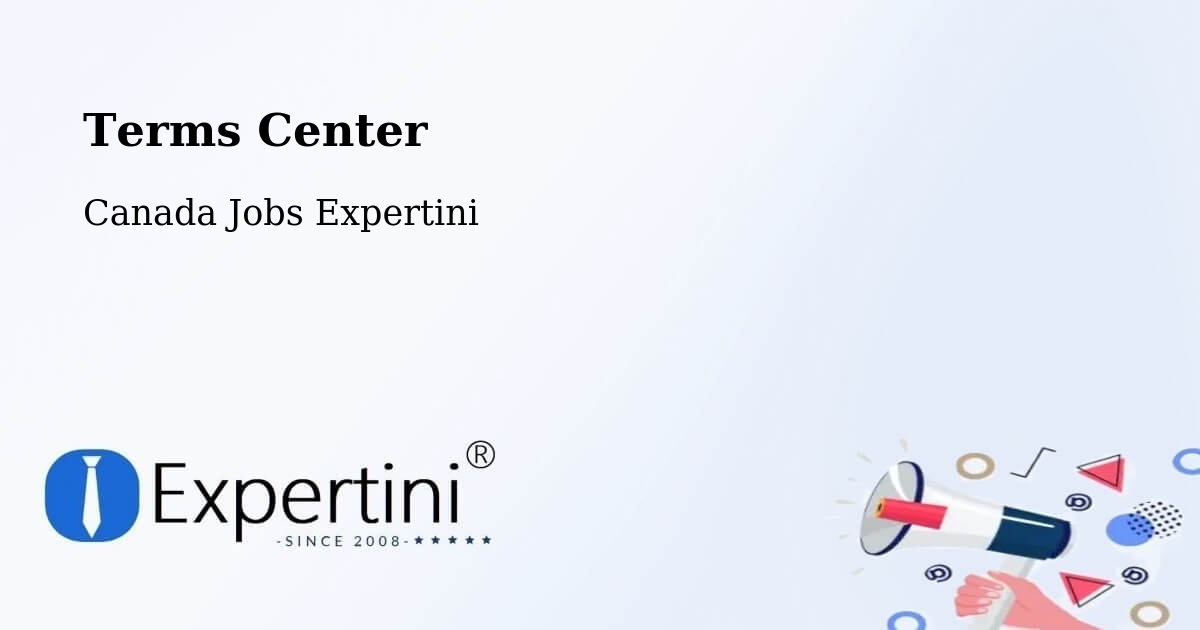 Terms of Service – Sydney - Canada Jobs Expertini